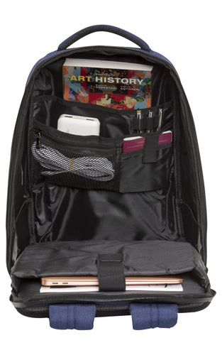 Recycled Bag - Backpack 16" - Dark blue