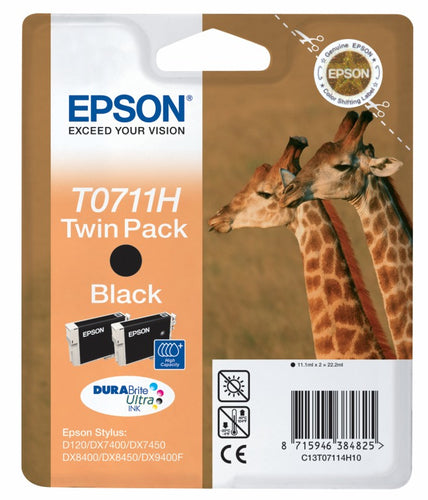 Tinte / DuraBrite / Ultra Black / 2pk