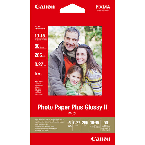 Canon PP-201 BJ MEDIA Paper,50 Blatt,4x6