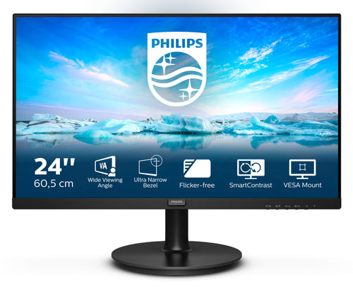 24'' VA Monitor, 1920 x 1080, 75 Hz, VGA
