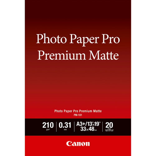 PM-101 A3+ Paper/Premium Matte Photo 20s