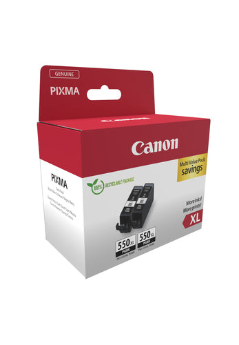 Ink/PGI-550XL BK TWIN SEC