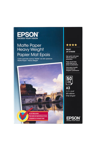 EPSON Papier Matt - Heavyweight/A3/50