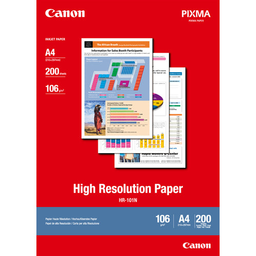 Canon HR-101 High Resolution Paper A4 200 sheets 105g