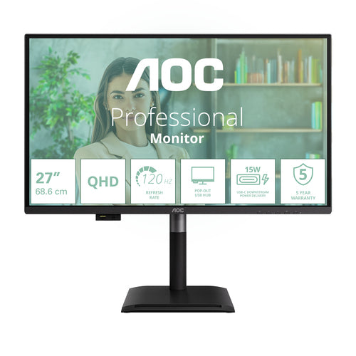 AOC Q27P4U - 27 Inch Quad HD Monitor