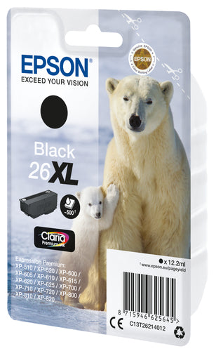 Ink/26XL Polar Bear 12.2ml BK
