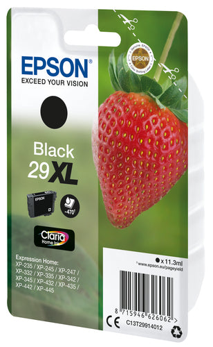 Ink/29XL Strawberry 11.3ml BK SEC
