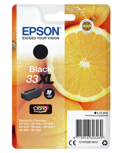 Ink/33XL Oranges 12.2ml BK SEC