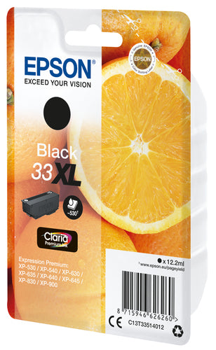 Ink/33XL Oranges 12.2ml BK SEC