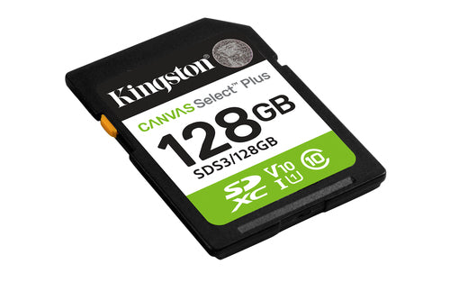 128GB SDXC Canvas Select Plus UHS-I U1