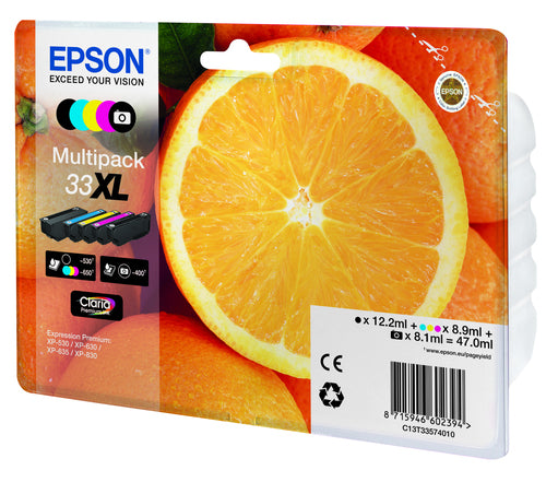 Ink/33XL Oranges CMYKPk