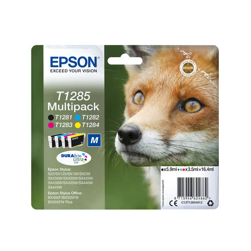 Ink/T1285 Fox 3.5ml CMY 5.9ml BK