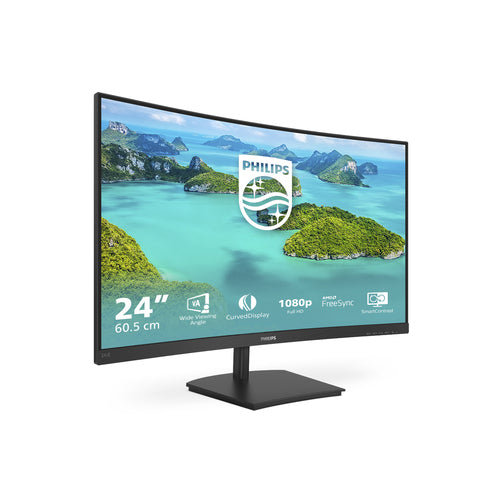 24" VA Curved Monitor, 1920x1080, 5ms
