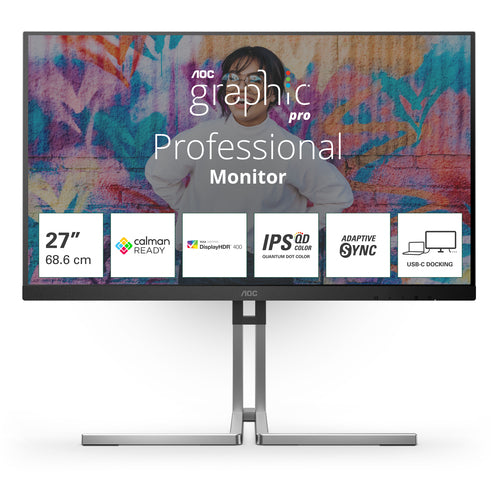 AOC Q27U3CV - 27 inch QHD Monitor, Louds