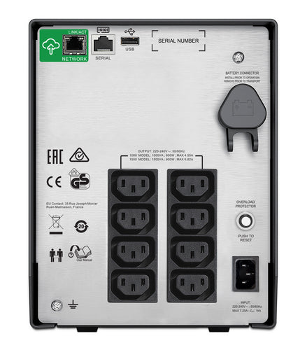 APC Smart-UPS C 1500VA LCD 230V with Sma