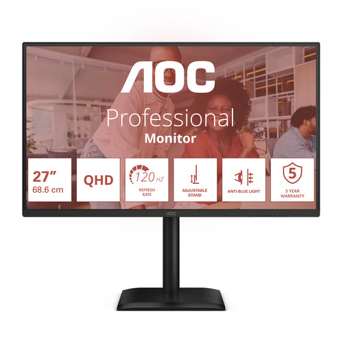 AOC Q27E4U - 27 Zoll QHD Monitor, Lautsp