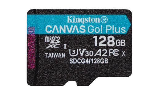 128GB microSDXC Canvas Go Plus Card+ADP