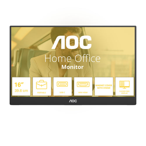 AOC 16T20E2 16" tragbarer Monitor FHD