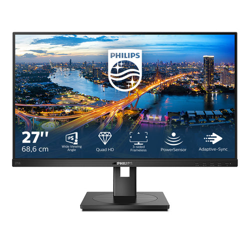 27" LED IPS Monitor, 2560x1440 Black