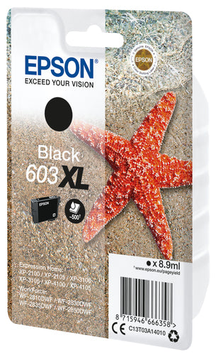 Ink/603XL 8.9ml BK SEC