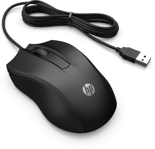 HP 105 Black Wired Mouse