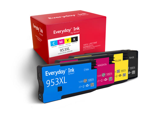 Everyday Remanufactured Ink replacement for HP 953XL CMYK