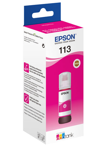 Ink/113 EcoTank Pigment Magenta Bottle