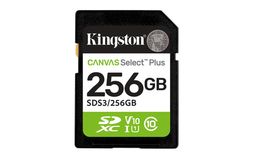 256GB SDXC Canvas Select Plus UHS-I U1