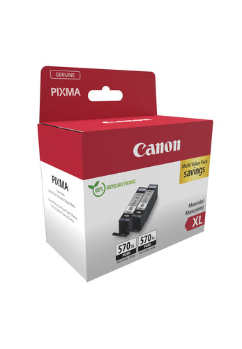 Ink/PGI-570XL BK TWIN SEC