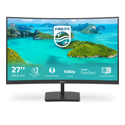27" VA Curved Monitor, 1920x1080, HDMI,