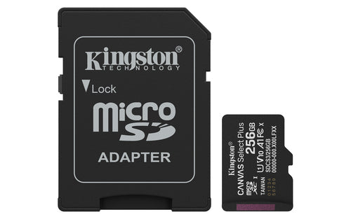 256GB microSDXC Canvas Select Card+ADP
