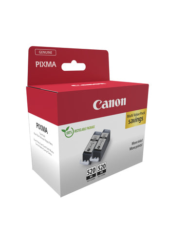 Ink/PGI-520 BK TWIN