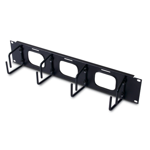 2U Horizontal Cable Organizer w/ Pass-Th