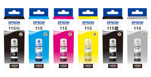 115 EcoTank Pigment Black ink bottle