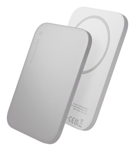 rechargePowerBank3KWLUltraSlimQi1.3WHT
