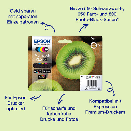 Ink/202XL Kiwi 7.9ml PBK