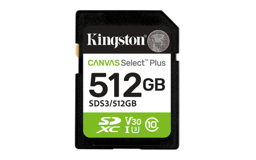 512GB SDXC Canvas Select Plus UHS-I U3