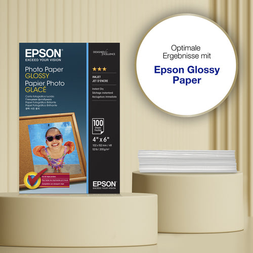 Photo Paper Glossy 10x15cm 100 sheets
