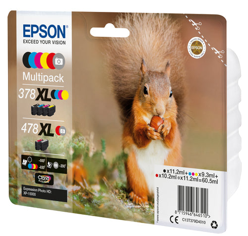 Ink/378XL+478XL Squirrel CMYKRG