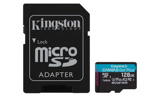 128GB microSDXC Canvas Go Plus Card+ADP