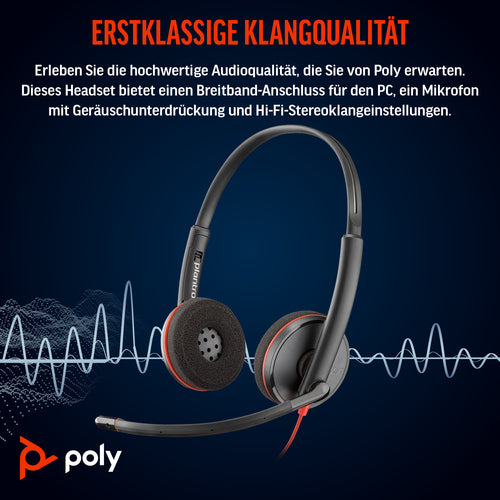 Poly BW 3220 USB-C HS +USB-C/A (Bulk)