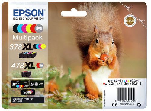 Ink/378XL+478XL Squirrel CMYKRG