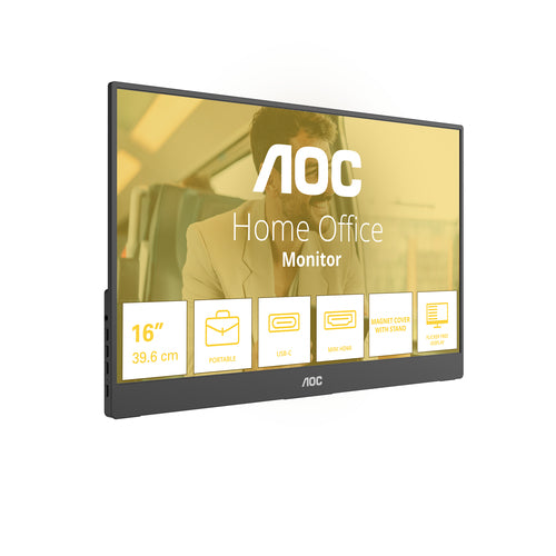 AOC 16T20E2 16" tragbarer Monitor FHD