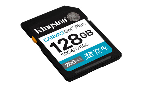 128GB SDXC Canvas Go Plus Gen4 C10