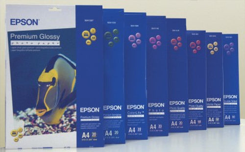 EPSON Premium Glossy Photo, A4, 20 Blatt